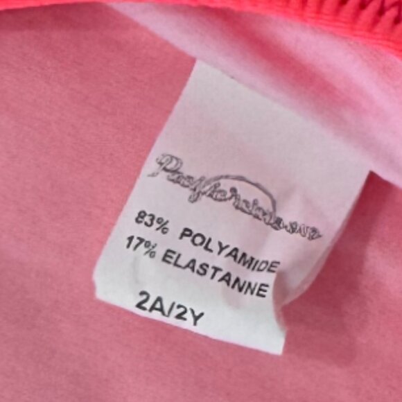 PACIFIC RAINBOW - SWIMMING SUIT 1 PIECE - NEON CORAL - NEW NO TAG - Picture 4 of 4